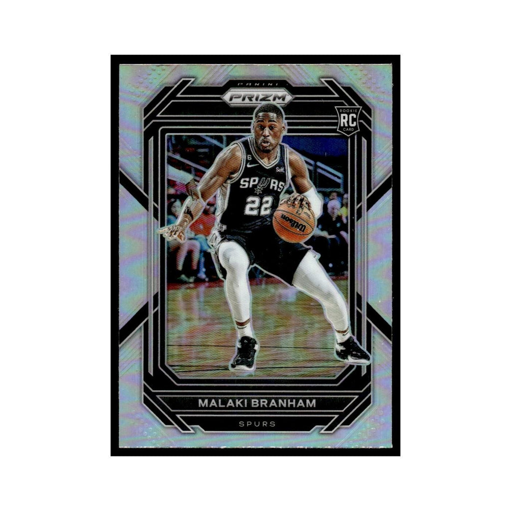 Malaki Branham Rookie 2022 Panini Prizm Silver #230 San Antonio Spurs NM