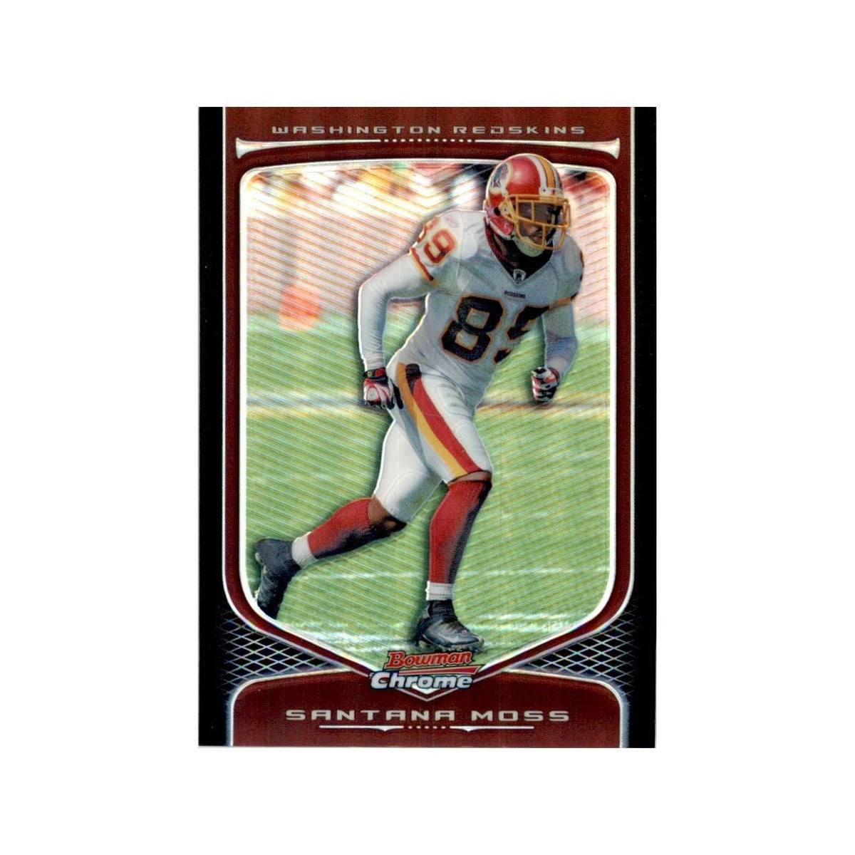 2009 Bowman Refractors Santana Moss Football Cards #70