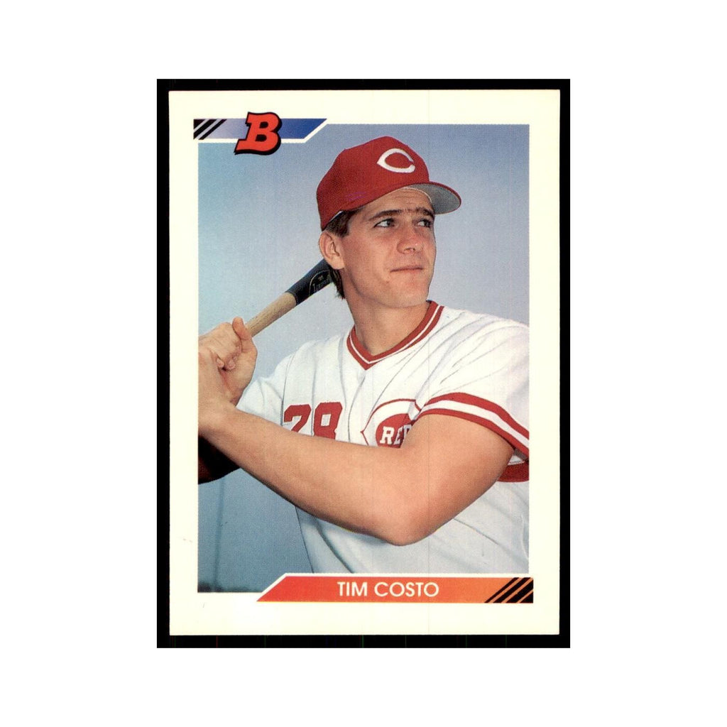 1992 Bowman Tim Costo Baseball Cards #489