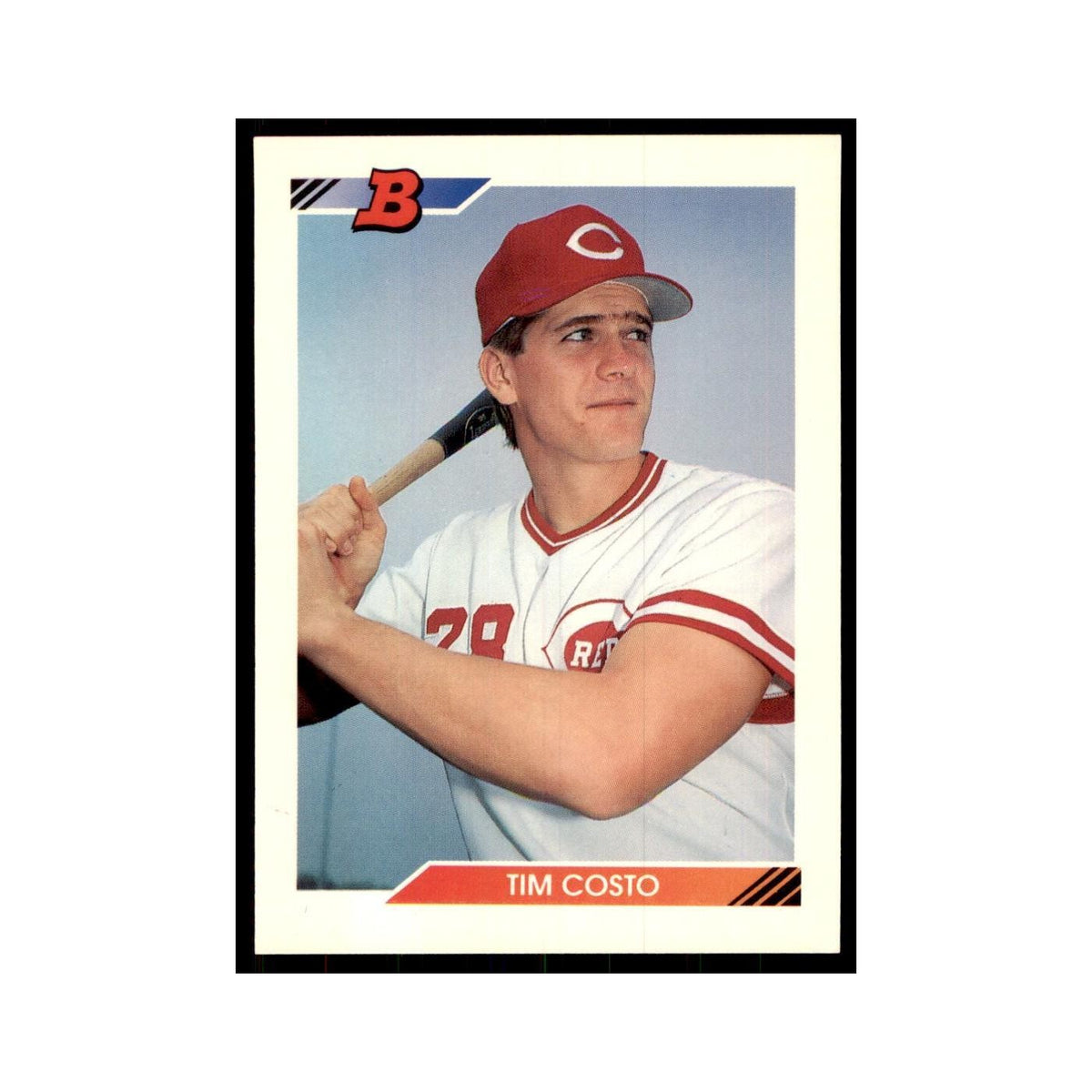 1992 Bowman Tim Costo Baseball Cards #489