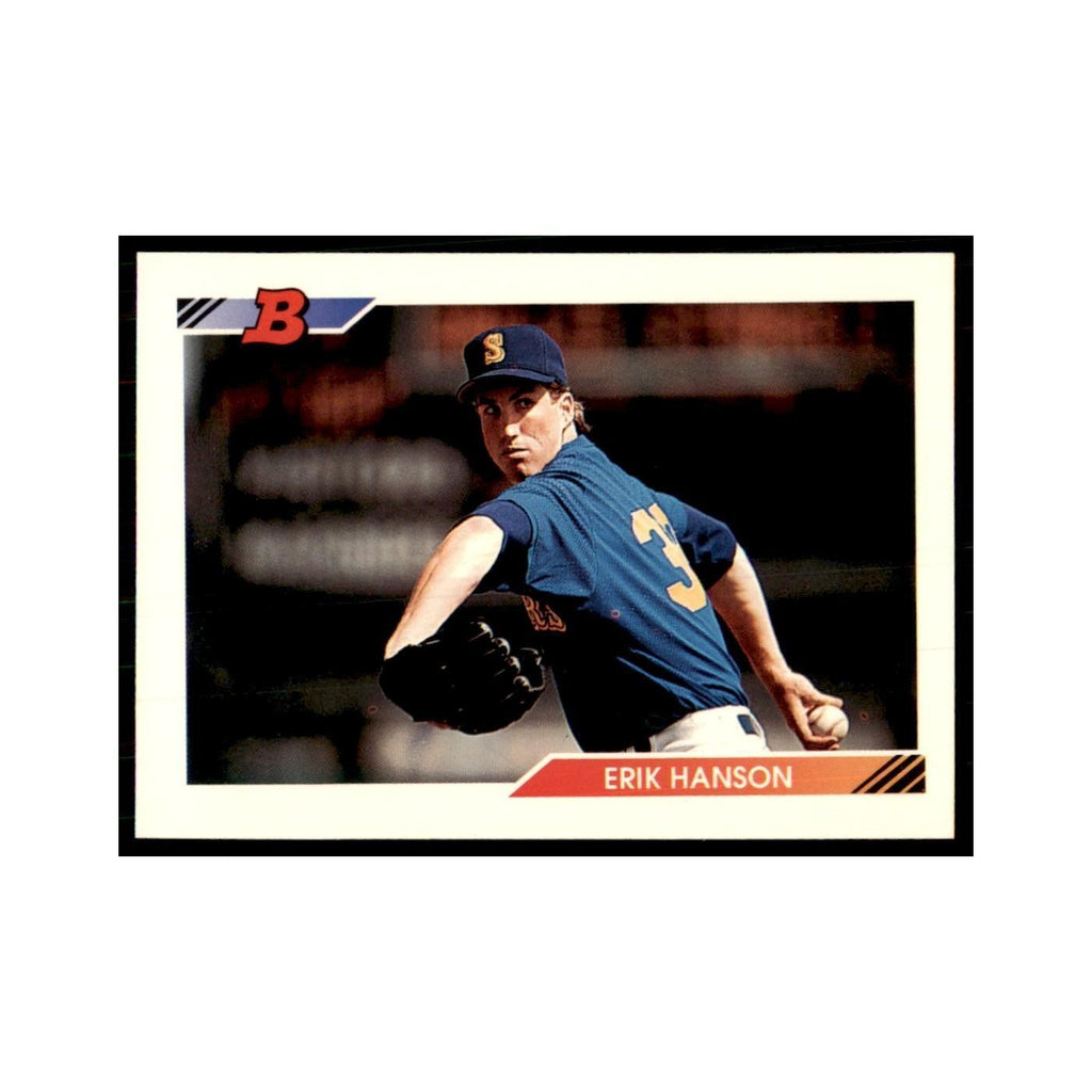 1992 Bowman Erik Hanson Baseball Cards #583