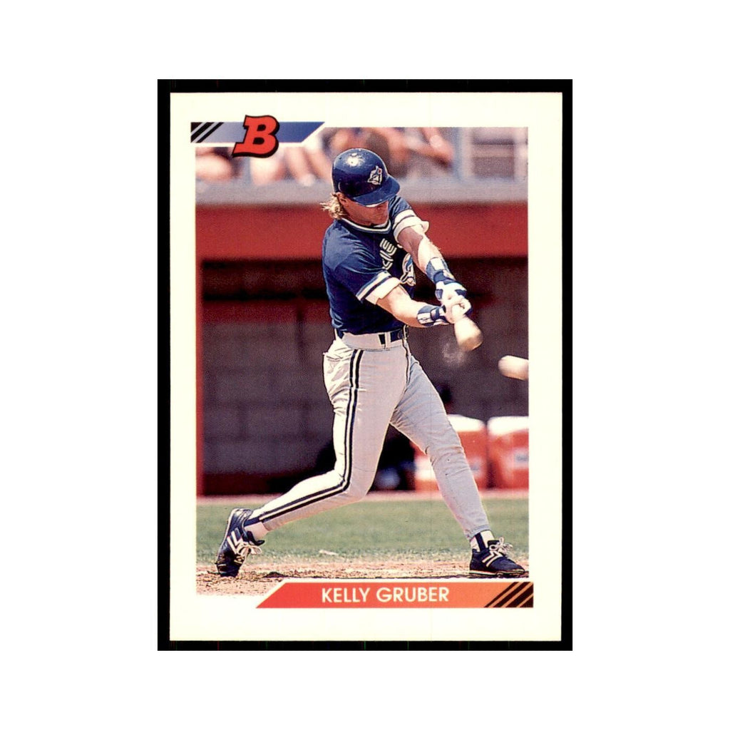 1992 Bowman Kelly Gruber Baseball Cards #510