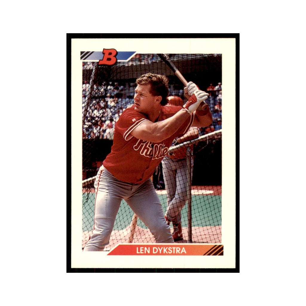 1992 Bowman Lenny Dykstra Baseball Cards #635