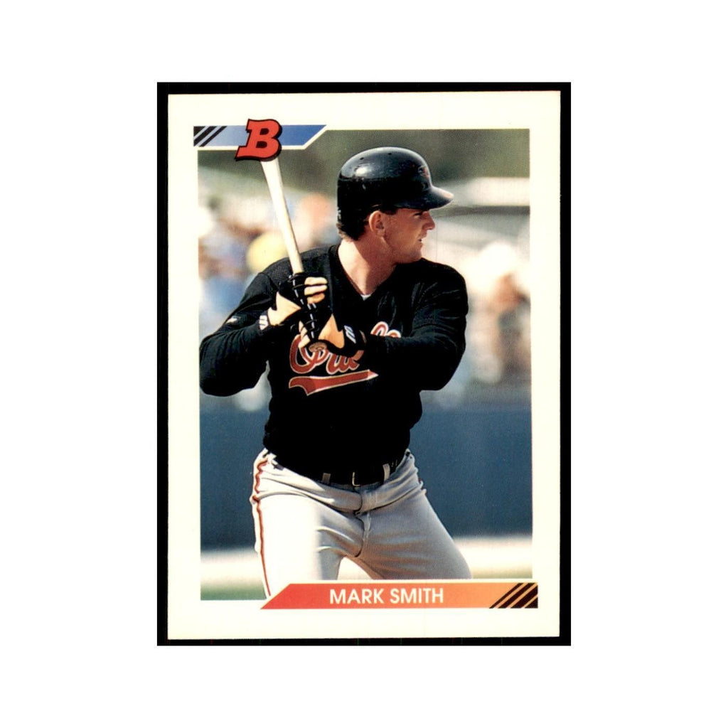 1992 Bowman Mark Smith Baseball Cards #556