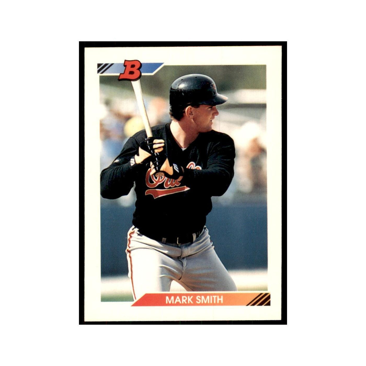 1992 Bowman Mark Smith Baseball Cards #556