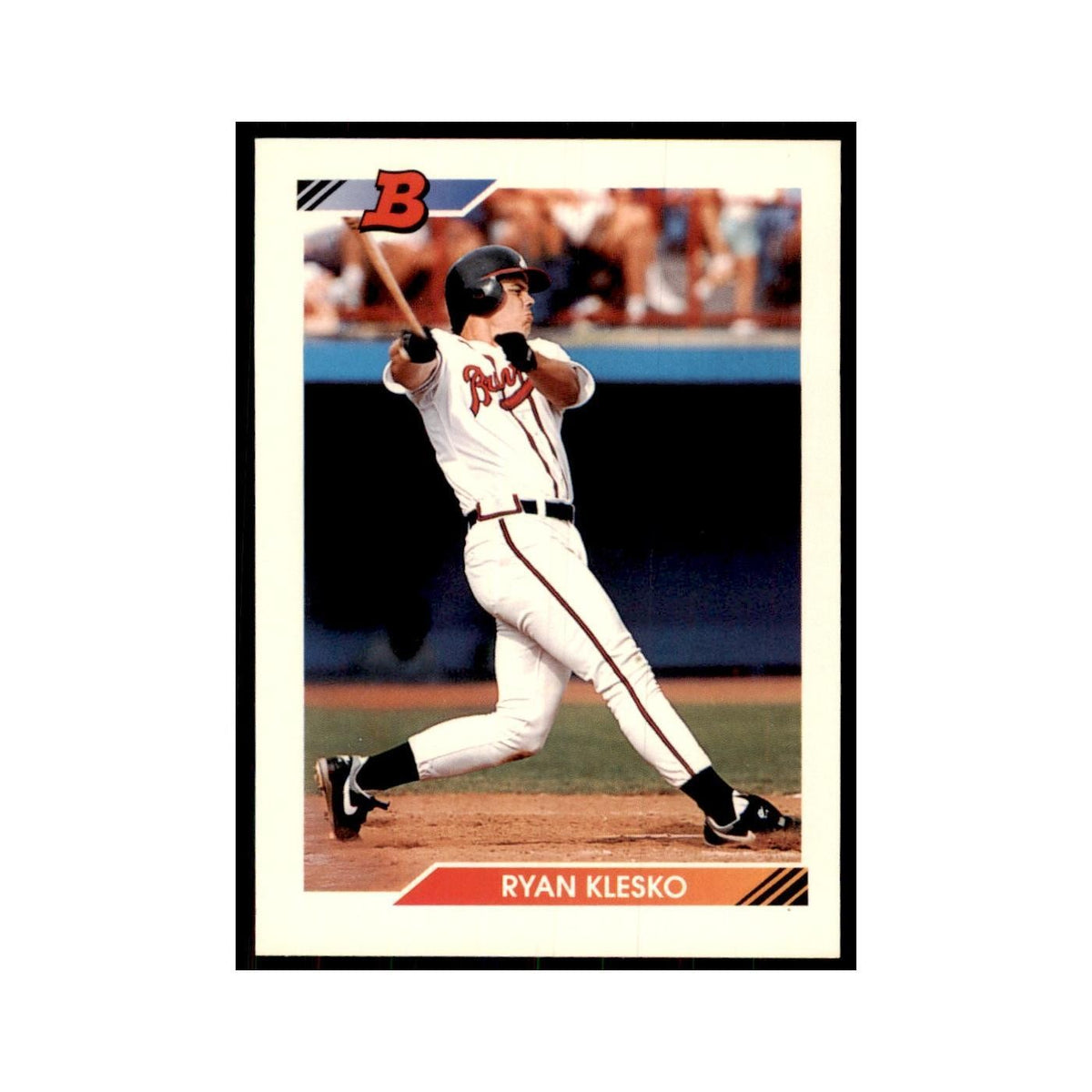 1992 Bowman Ryan Klesko Baseball Cards #549