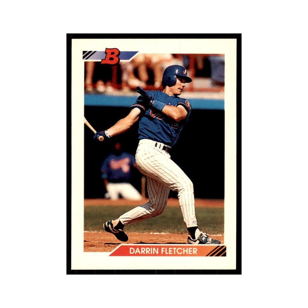 1992 Bowman Darrin Fletcher Baseball Cards #609