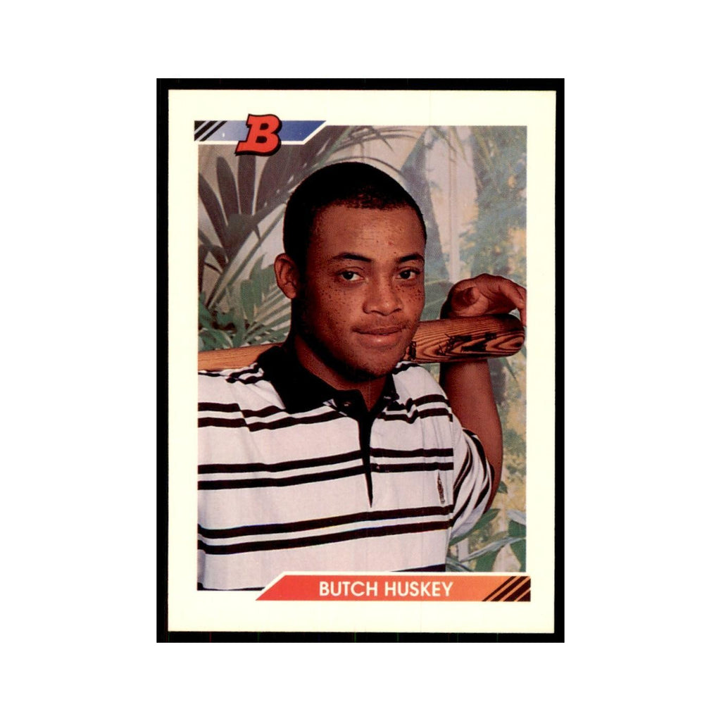 1992 Bowman Butch Huskey Baseball Cards #539