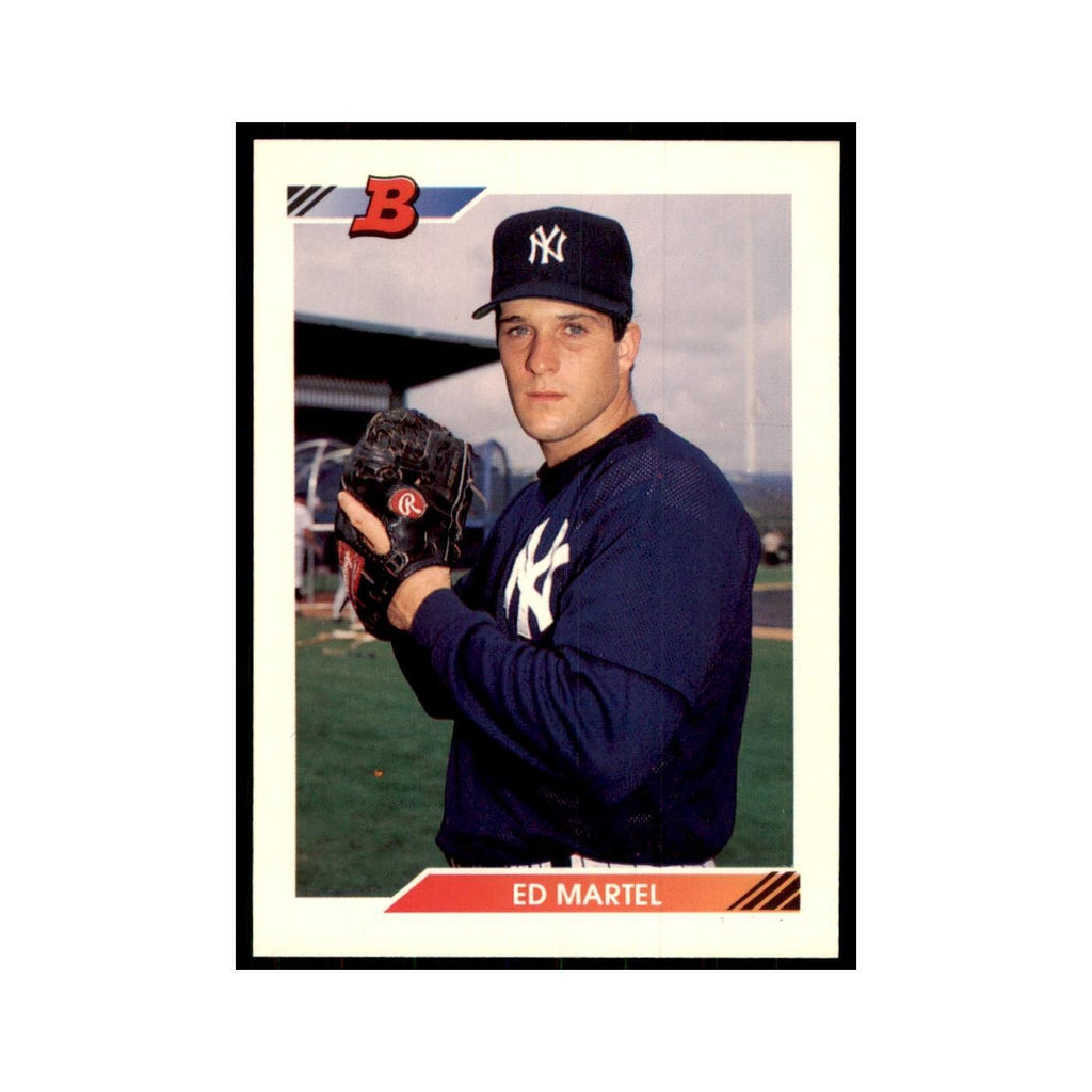 1992 Bowman Ed Martel Baseball Cards #607