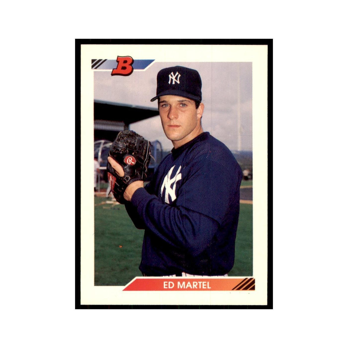 1992 Bowman Ed Martel Baseball Cards #607