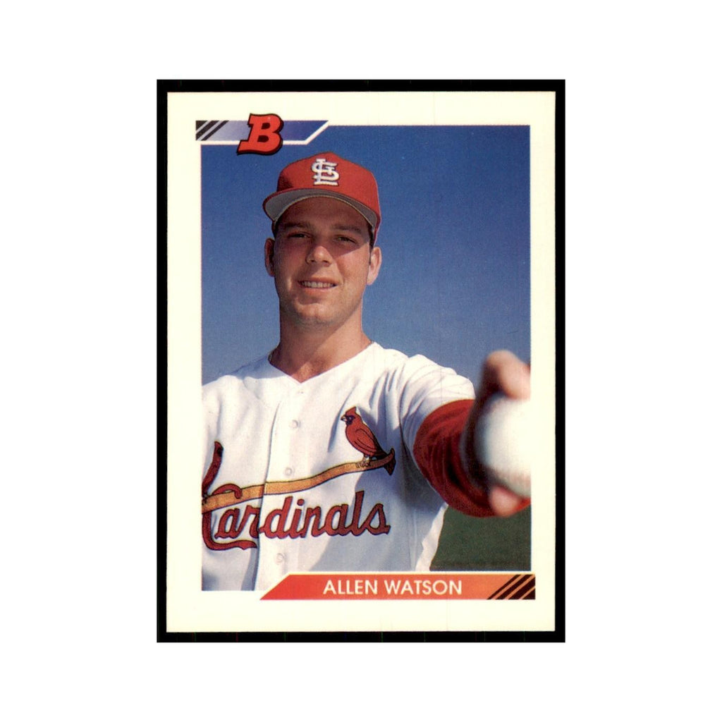 1992 Bowman Allen Watson Baseball Cards #634