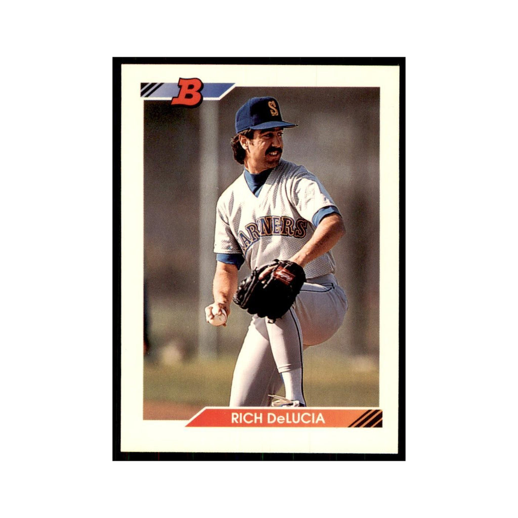 1992 Bowman Rich DeLucia Baseball Cards #665