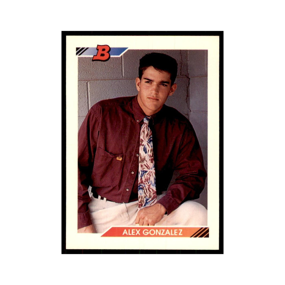 1992 Bowman Alex Gonzalez Baseball Cards #596