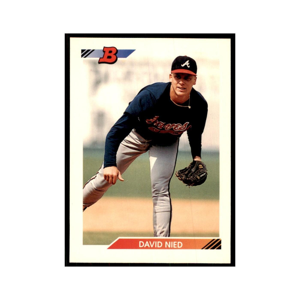 1992 Bowman David Nied Baseball Cards #504