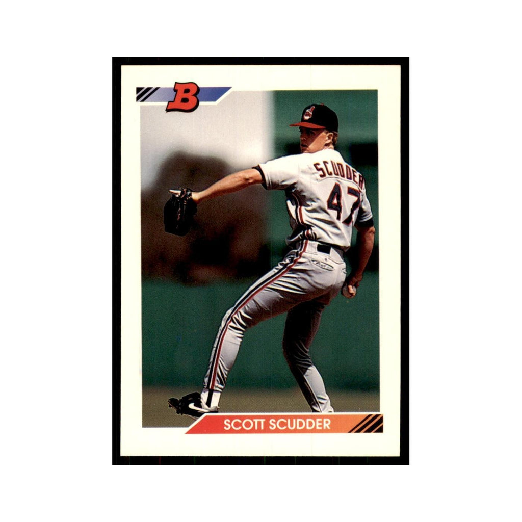 1992 Bowman Scott Scudder Baseball Cards #571