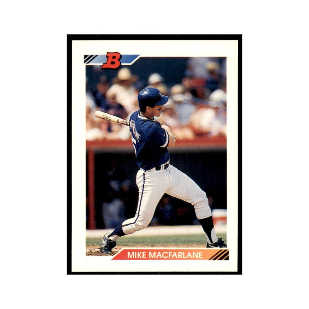 1992 Bowman Mike Macfarlane Baseball Cards #589