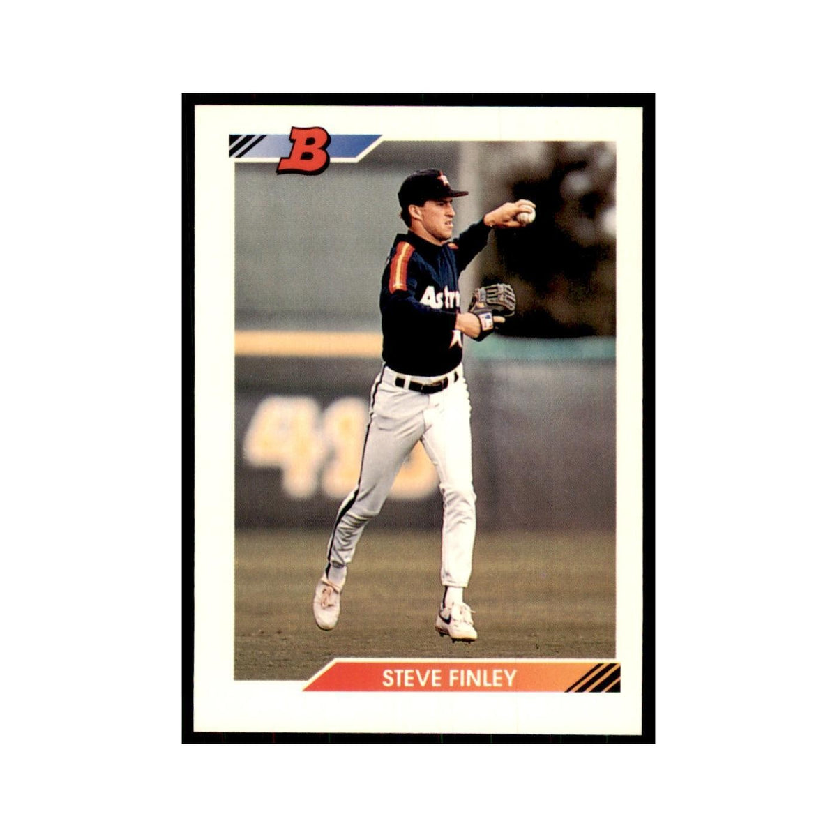 1992 Bowman Steve Finley Baseball Cards #574