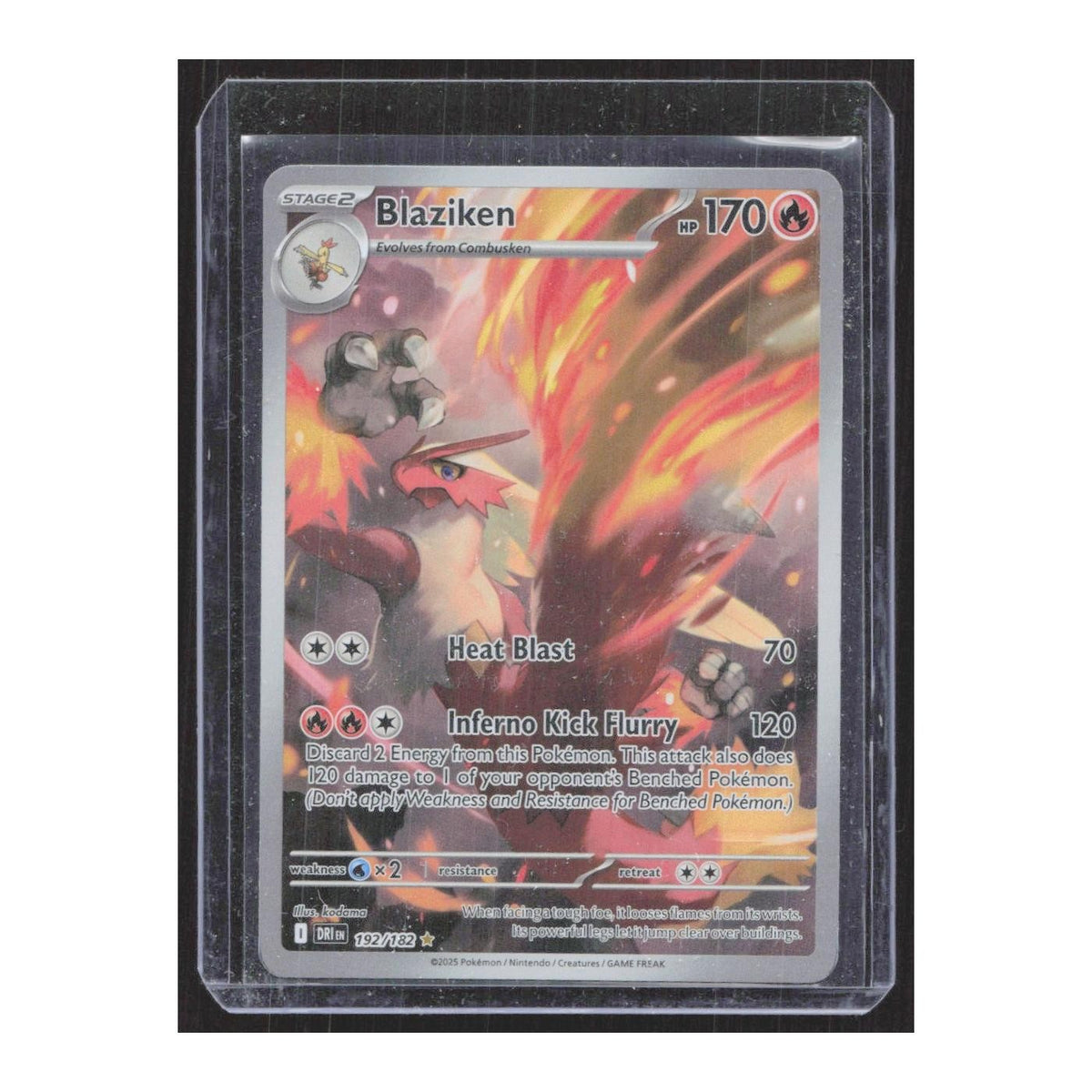 2025 Pokemon Destined Rivals Blaziken #192