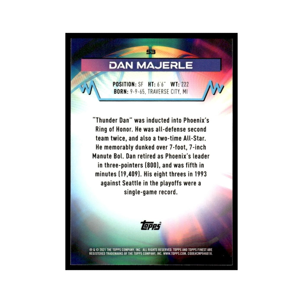 Dan Majerle 2021 Topps Finest #53 Basketball Card NM