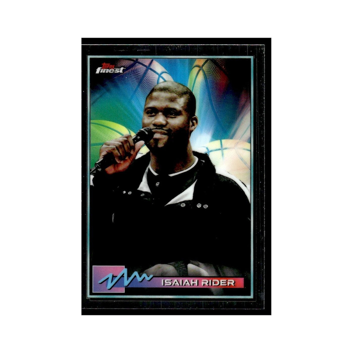 Isaiah Rider 2021 Topps Finest #26 Basketball Card NM