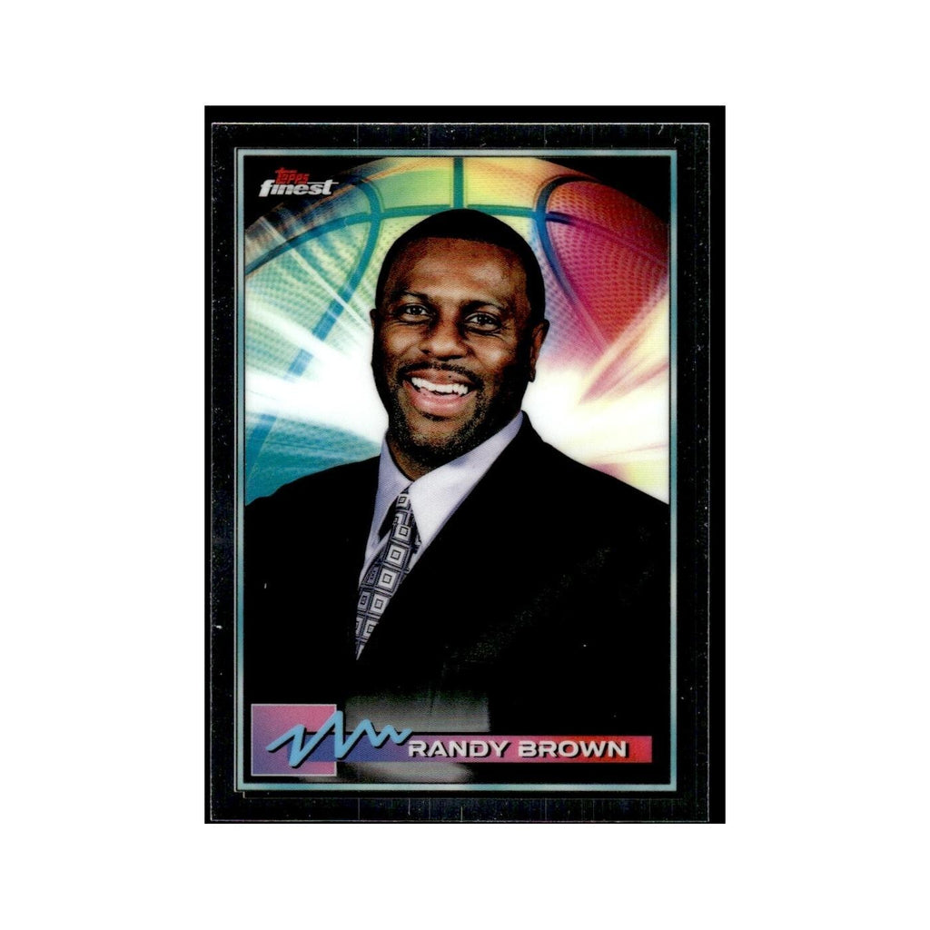 Randy Brown 2021 Topps Finest #13 Basketball Card NM