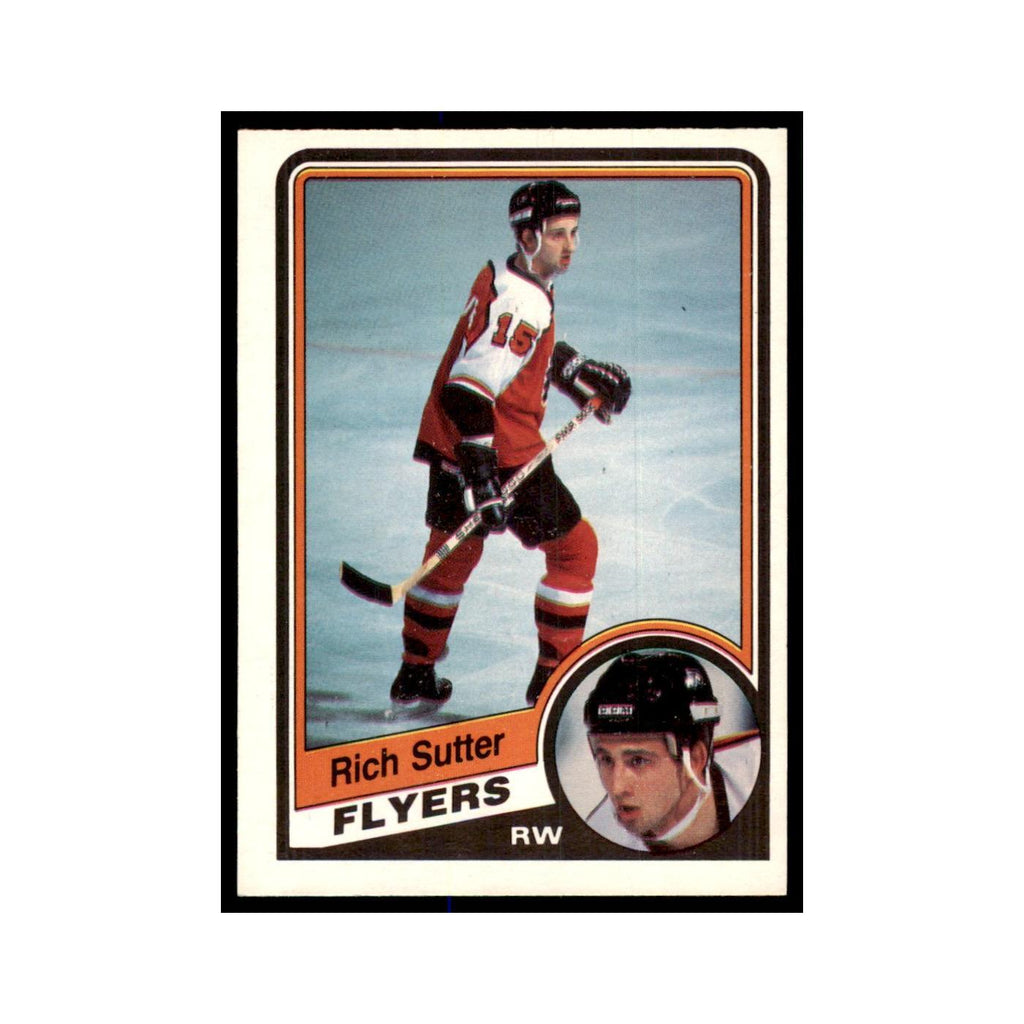 1984 O-Pee-Chee Rich Sutter RC Philadelphia Flyers #169