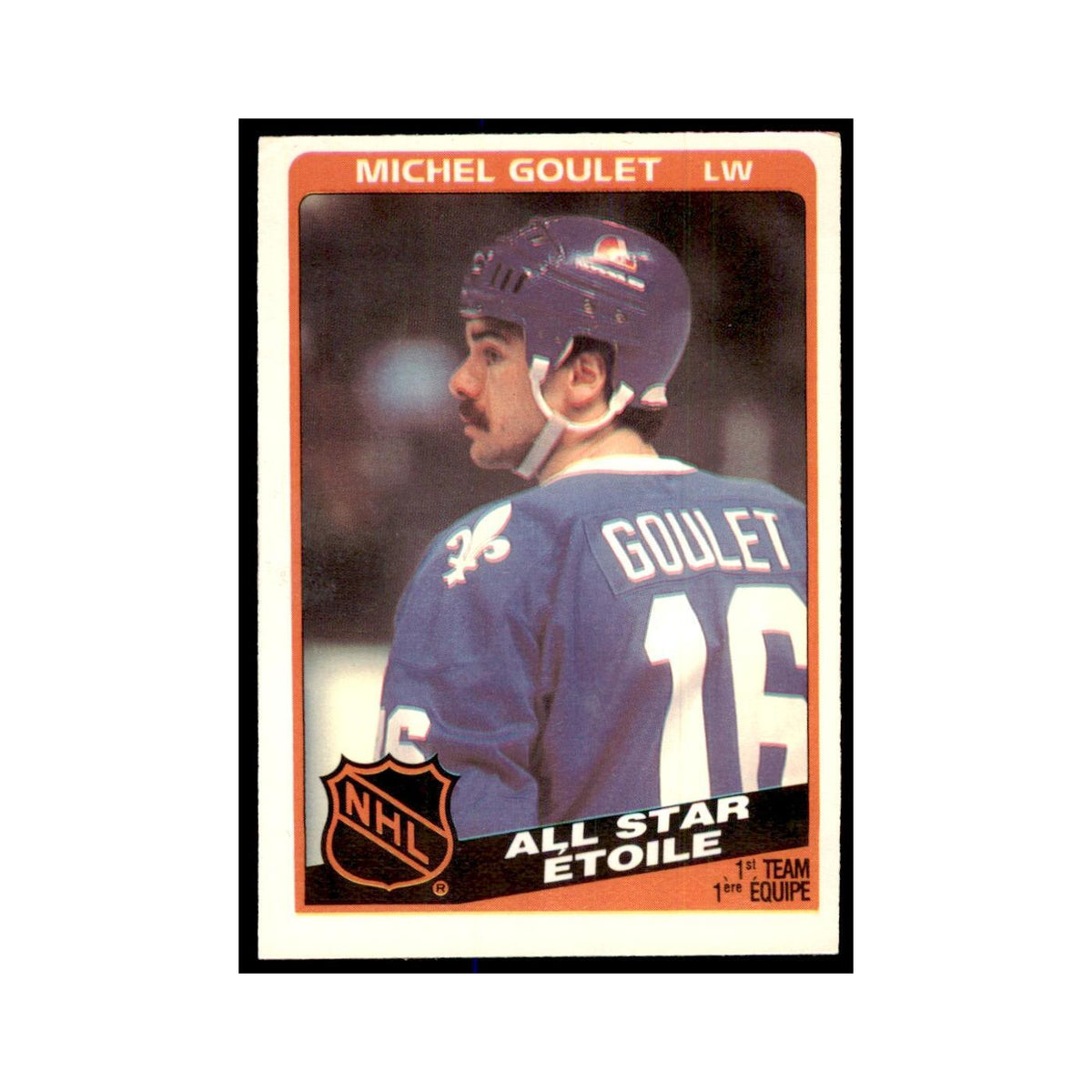 1984 O-Pee-Chee Michel Goulet Quebec Nordiques #207