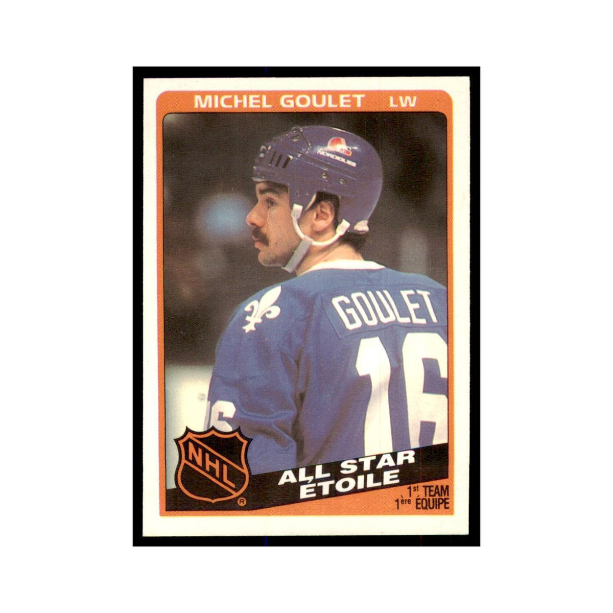 1984 O-Pee-Chee Michel Goulet Quebec Nordiques #207