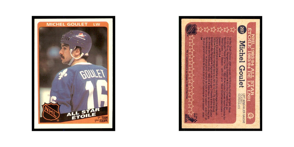 1984 O-Pee-Chee Michel Goulet Quebec Nordiques #207