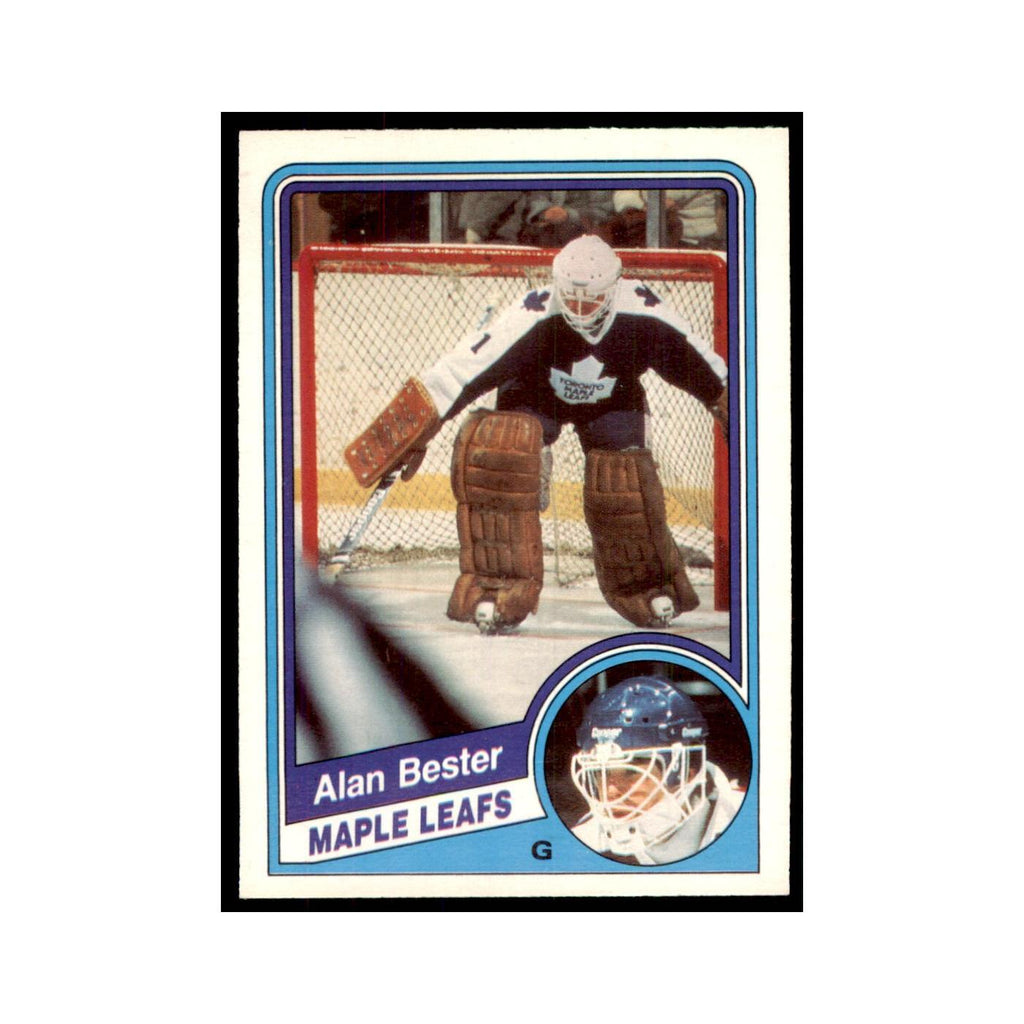 1984 O-Pee-Chee Allan Bester RC Toronto Maple Leafs #297