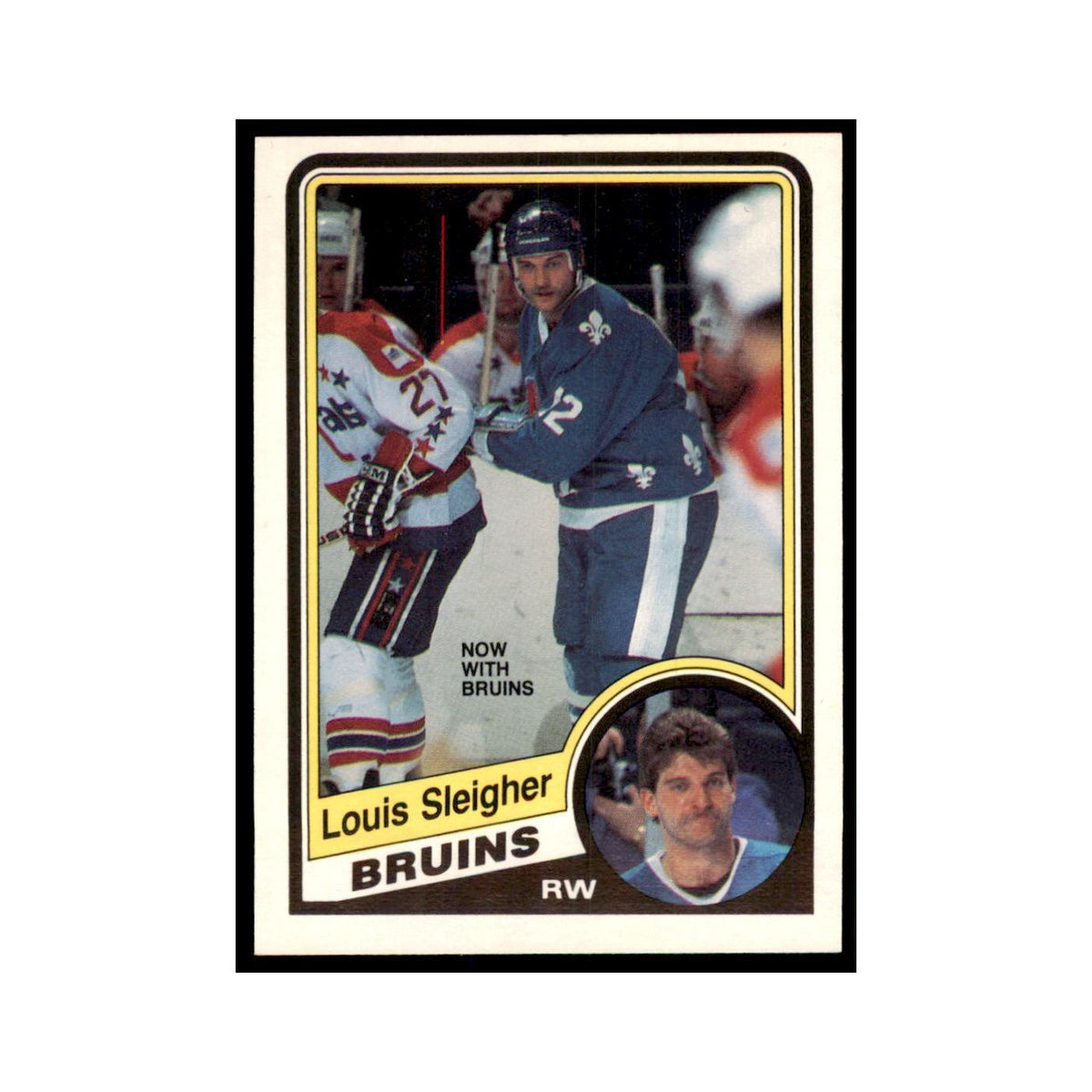 1984 O-Pee-Chee Louis Sleigher Boston Bruins #290