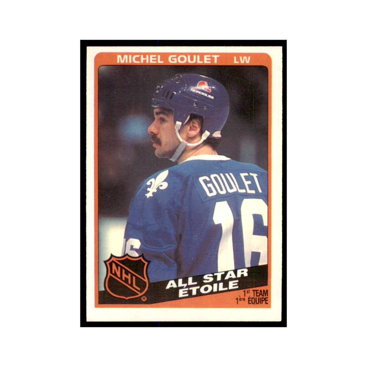 1984 O-Pee-Chee Michel Goulet Quebec Nordiques #207