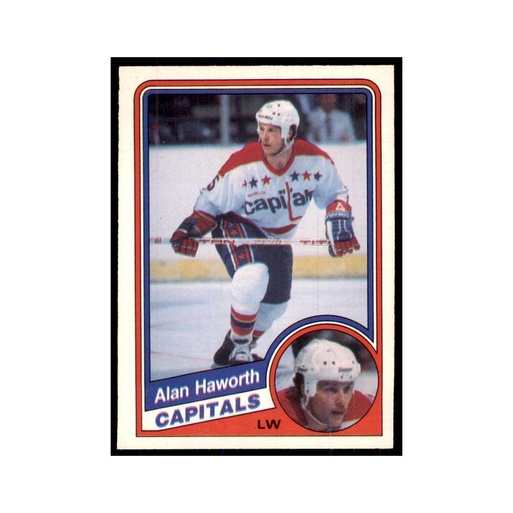 1984 O-Pee-Chee Alan Haworth RC Washington Capitals #199