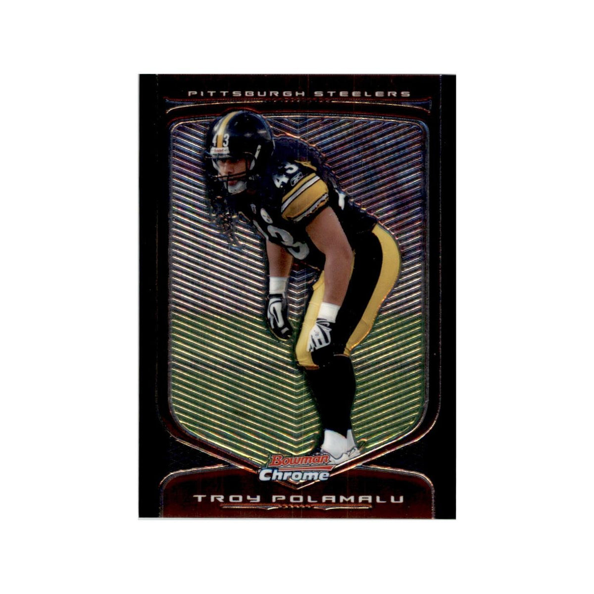 2009 Bowman Chrome Troy Polamalu Football Cards #75.0