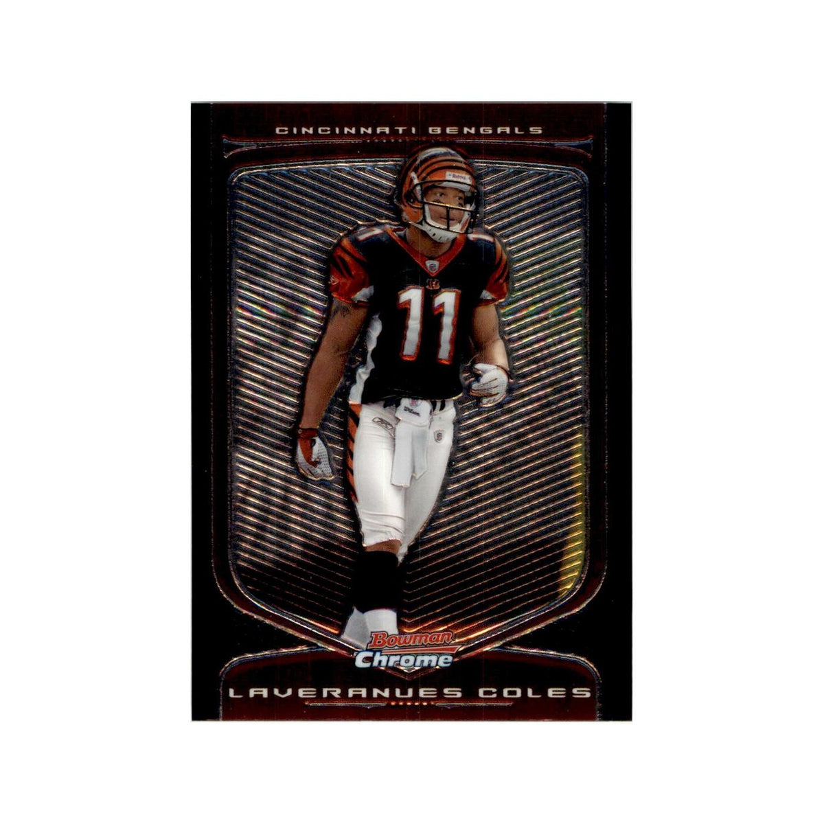 2009 Bowman Chrome Laveranues Coles Football Cards #87.0