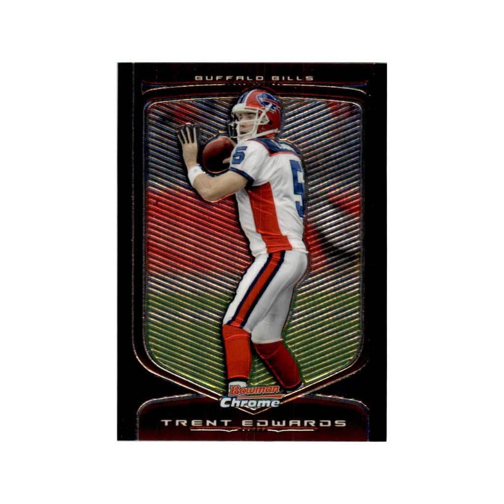 2009 Bowman Chrome Trent Edwards Football Cards #17.0