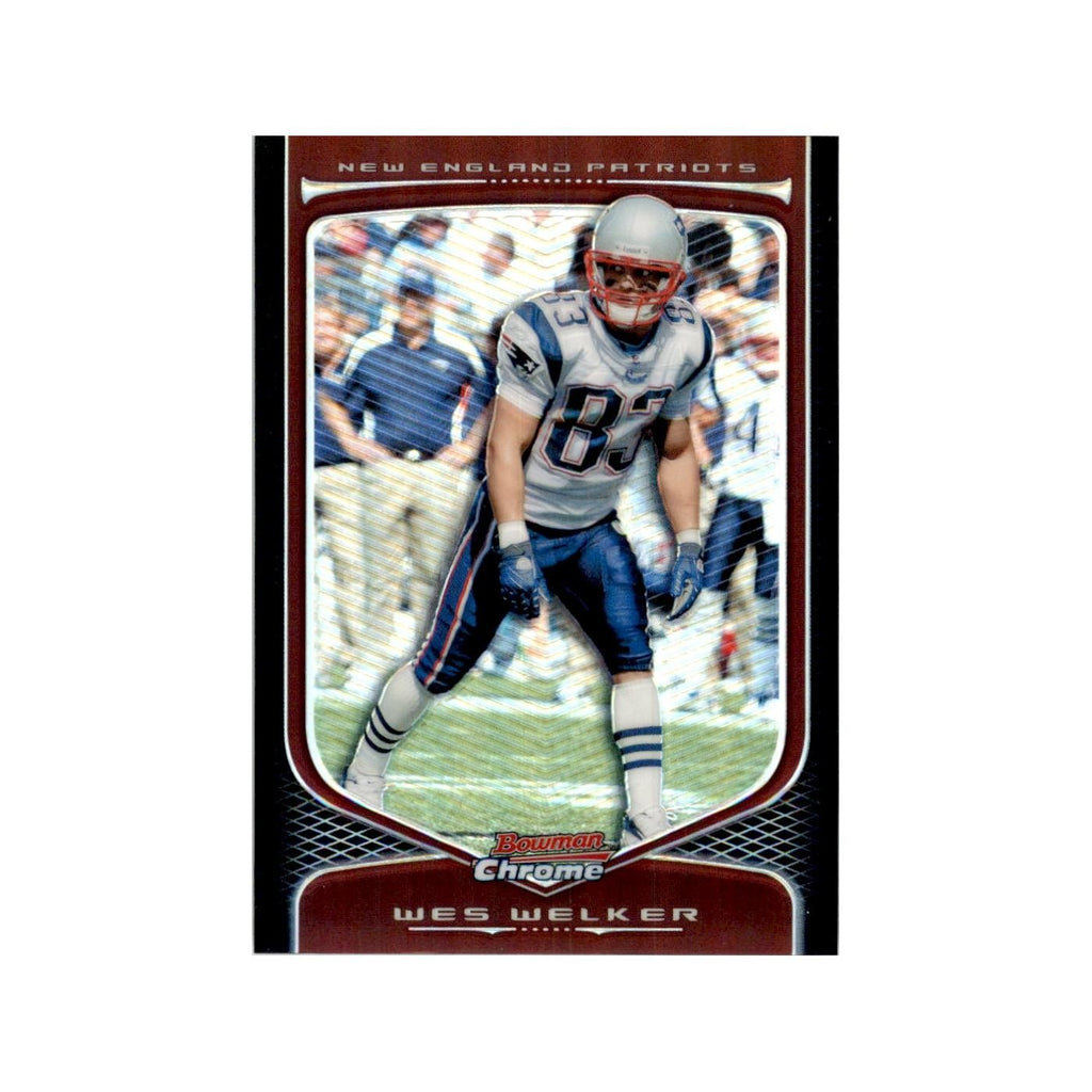 2009 Bowman Chrome Wes Welker Football Cards #80.0