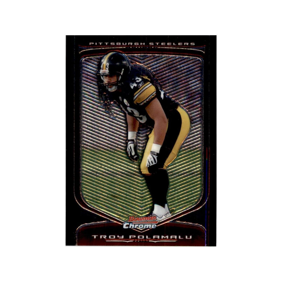 2009 Bowman Chrome Troy Polamalu Football Cards #75.0