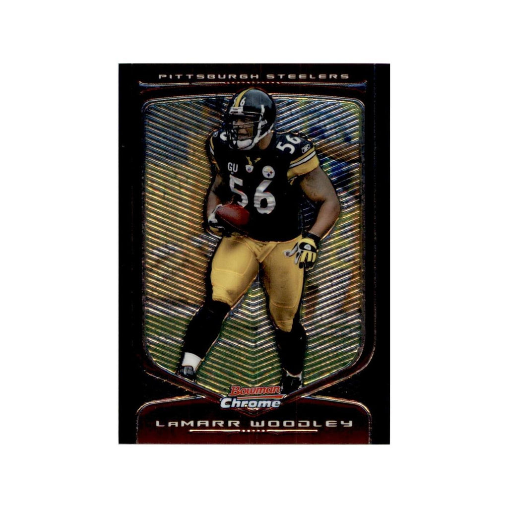 2009 Bowman Chrome LaMarr Woodley Football Cards #58.0