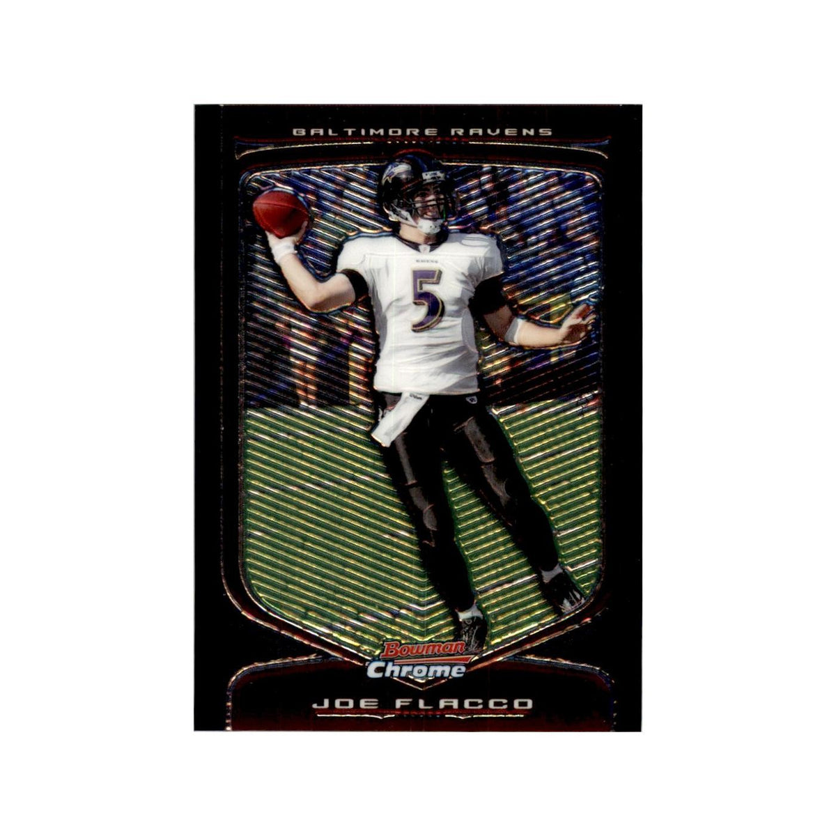 2009 Bowman Chrome Joe Flacco Football Cards #23.0
