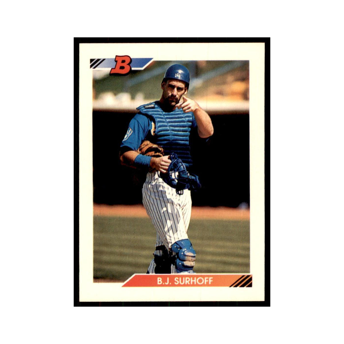 1992 Bowman B.J. Surhoff Baseball Cards #481