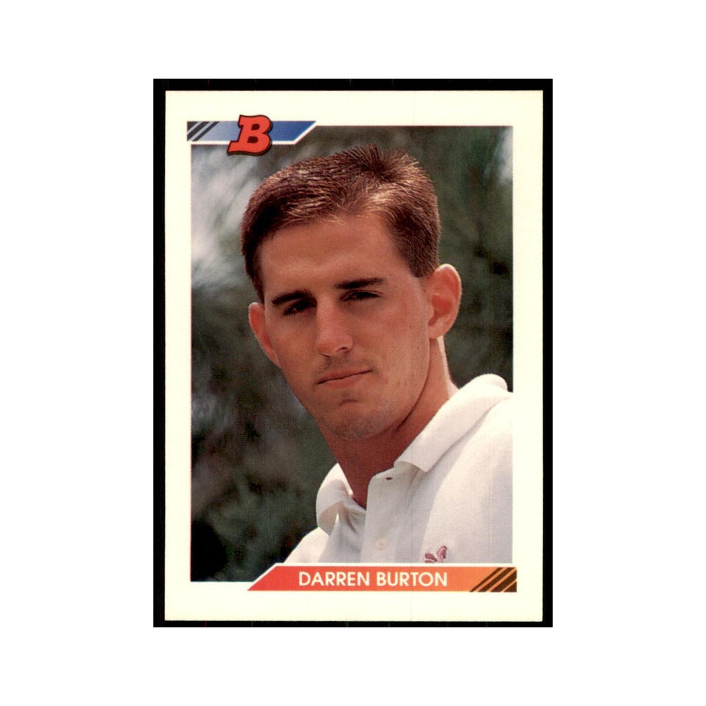 1992 Bowman Darren Burton Baseball Cards #424