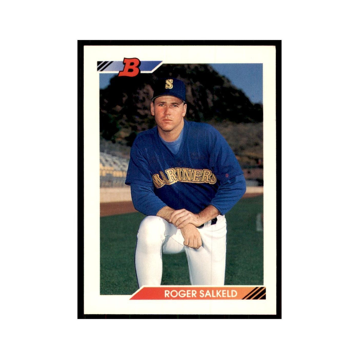 1992 Bowman Roger Salkeld Baseball Cards #369