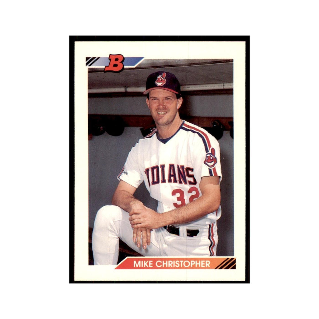 1992 Bowman Mike Christopher Baseball Cards #374