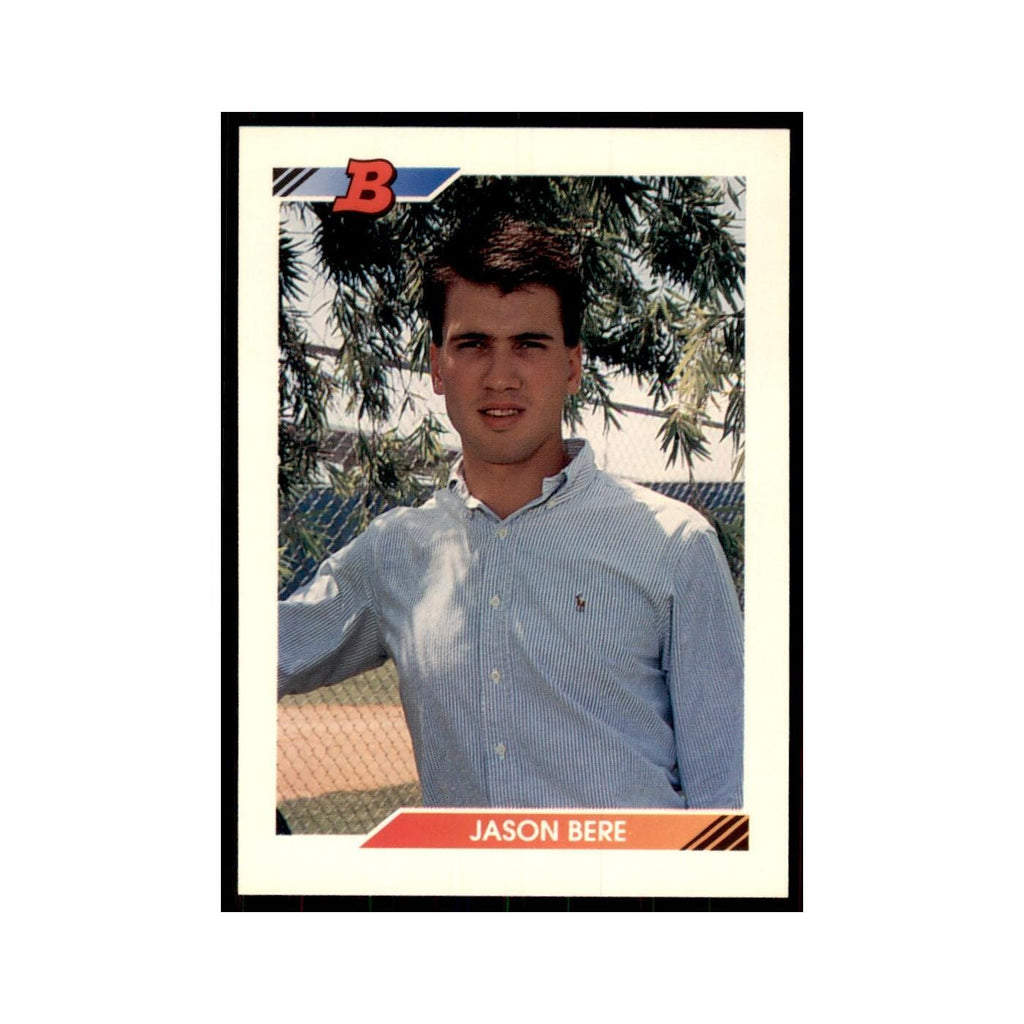 1992 Bowman Jason Bere Baseball Cards #357