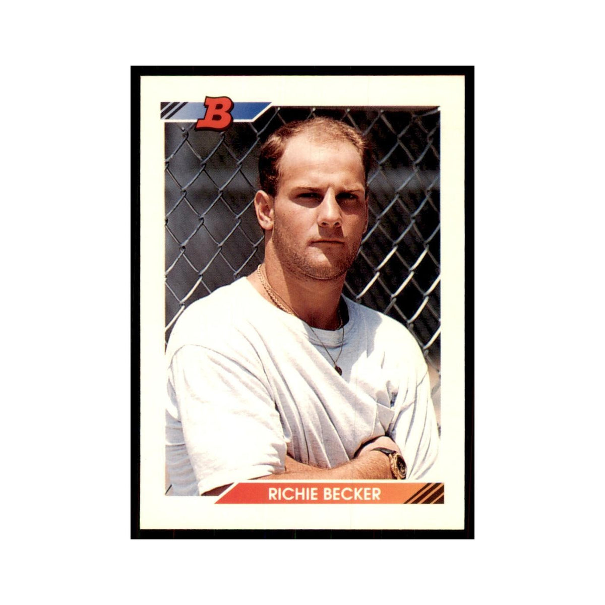 1992 Bowman Rich Becker Baseball Cards #330