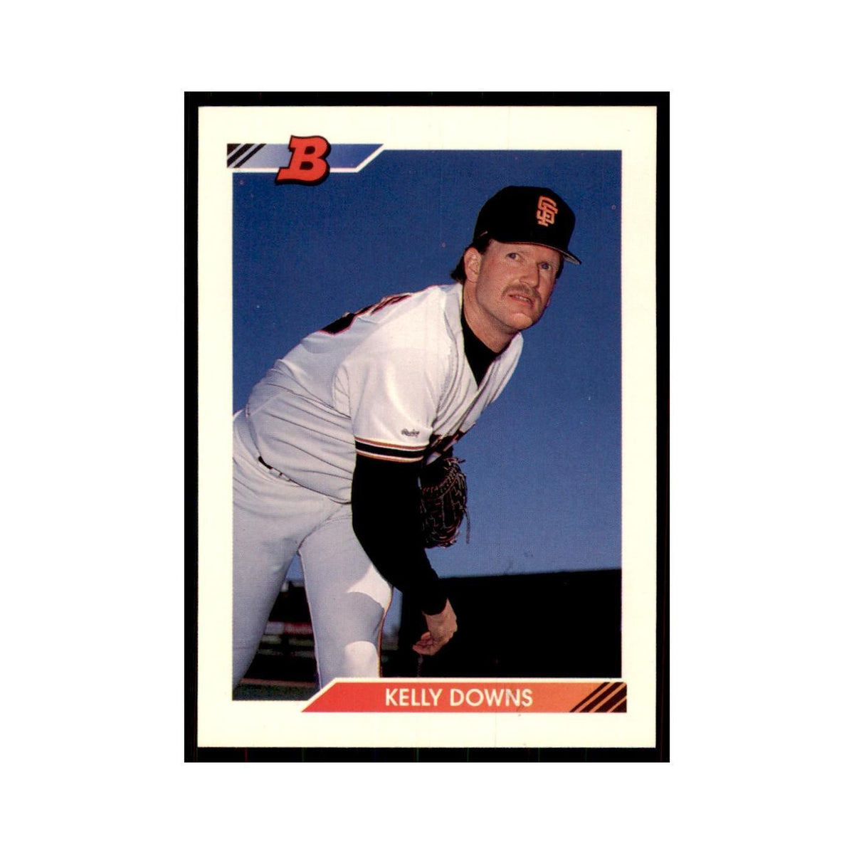 1992 Bowman Kelly Downs Baseball Cards #343