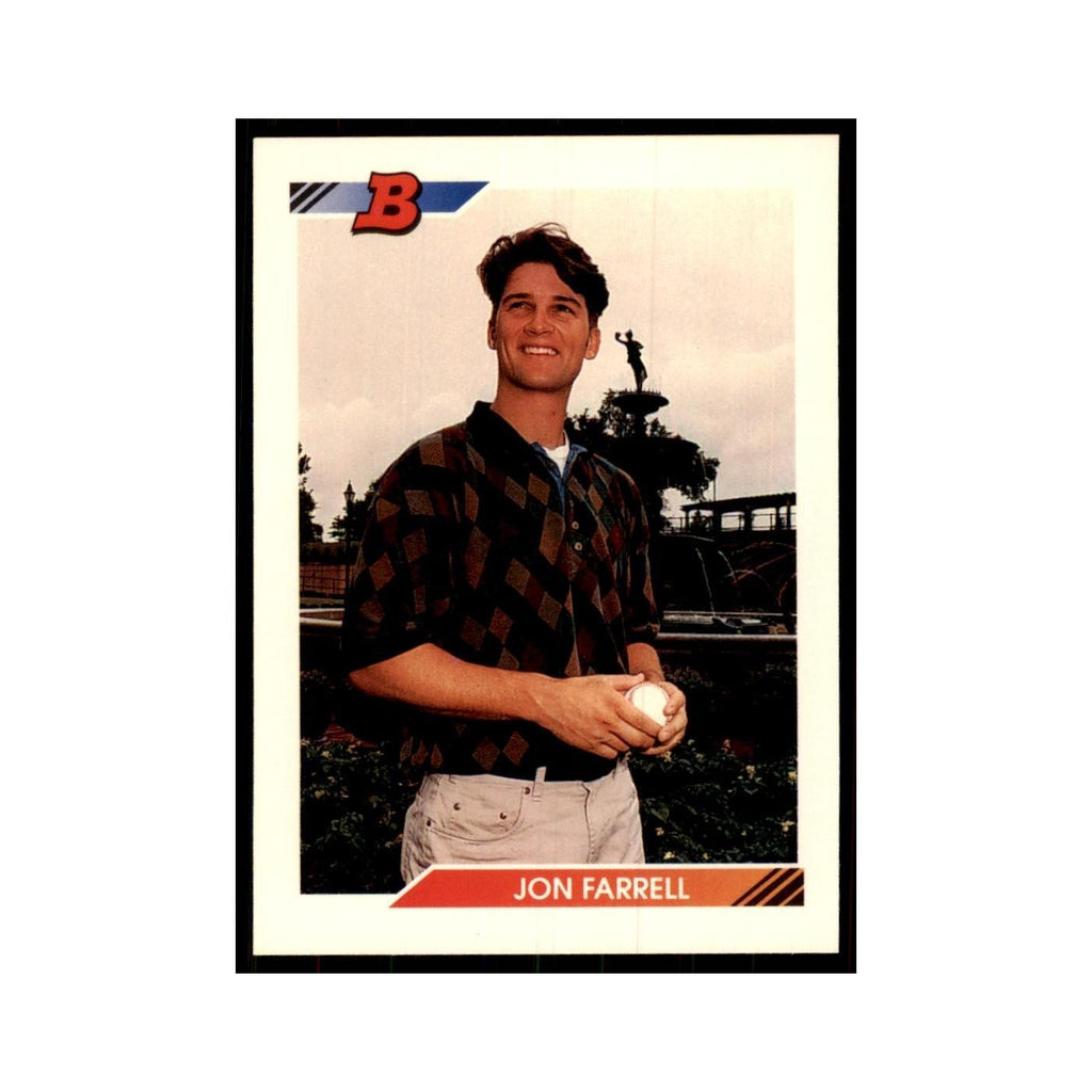 1992 Bowman Jon Farrell Baseball Cards #393