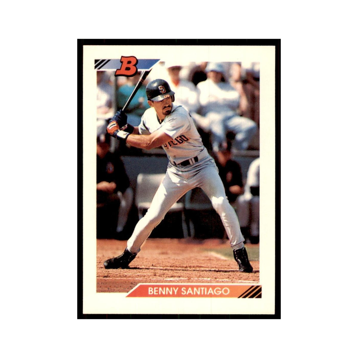 1992 Bowman Benny Santiago Baseball Cards #395