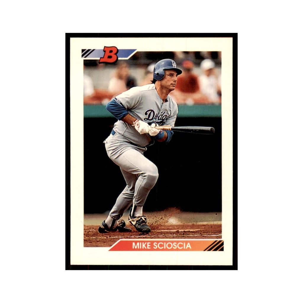 1992 Bowman Mike Scioscia Baseball Cards #368